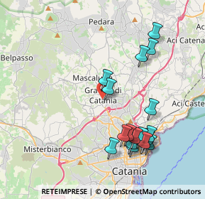 Mappa Vico Angelo Majorana, 95030 Gravina di Catania CT, Italia (4.61941)