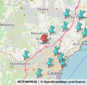 Mappa Vico Angelo Majorana, 95030 Gravina di Catania CT, Italia (5.33846)