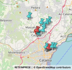 Mappa Vico Angelo Majorana, 95030 Gravina di Catania CT, Italia (3.19067)