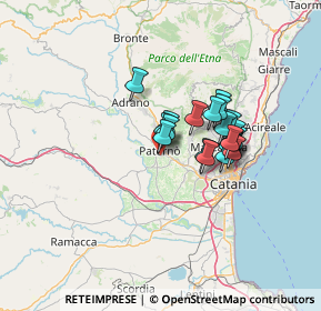 Mappa Contrada, 95047 Paternò CT, Italia (10.6135)