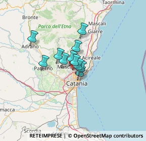 Mappa Via Pigno de Marco, 95030 Gravina di Catania CT, Italia (8.17)