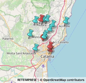 Mappa Via Pigno de Marco, 95030 Gravina di Catania CT, Italia (5.55077)
