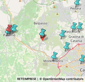 Mappa Bivio Aspro - Zona Industriale - Piano Tavola, 95032 Belpasso CT, Italia (5.83308)