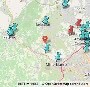 Mappa Bivio Aspro - Zona Industriale - Piano Tavola, 95032 Belpasso CT, Italia (6.538)