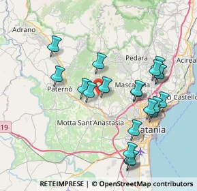 Mappa Bivio Aspro - Zona Industriale - Piano Tavola, 95032 Belpasso CT, Italia (8.817)