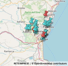 Mappa Bivio Aspro - Zona Industriale - Piano Tavola, 95032 Belpasso CT, Italia (9.48263)