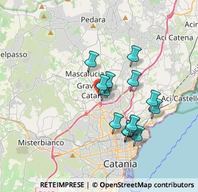 Mappa Via Giorgio Arcoleo, 95030 Gravina di Catania CT, Italia (3.37571)