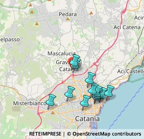 Mappa Via Giorgio Arcoleo, 95030 Gravina di Catania CT, Italia (4.02417)