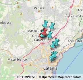 Mappa Via Giorgio Arcoleo, 95030 Gravina di Catania CT, Italia (2.50769)