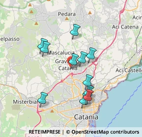 Mappa Via Giorgio Arcoleo, 95030 Gravina di Catania CT, Italia (3.53182)