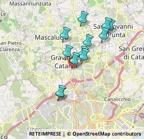 Mappa Via Giorgio Arcoleo, 95030 Gravina di Catania CT, Italia (1.70583)