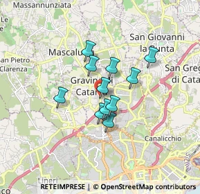 Mappa Via Giorgio Arcoleo, 95030 Gravina di Catania CT, Italia (1.29273)