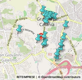Mappa Via Milanese, 95030 Gravina di Catania CT, Italia (0.49)