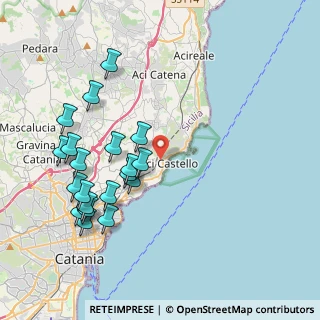 Mappa 95021 Aci Castello CT, Italia (4.835)