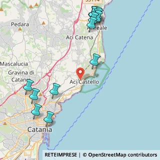 Mappa 95021 Aci Castello CT, Italia (6.30357)