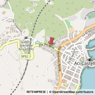 Mappa Via Stazione, 3, 95021 Aci Castello, Catania (Sicilia)