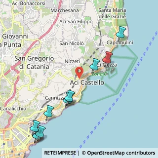 Mappa 95021 Aci Castello CT, Italia (3.04636)