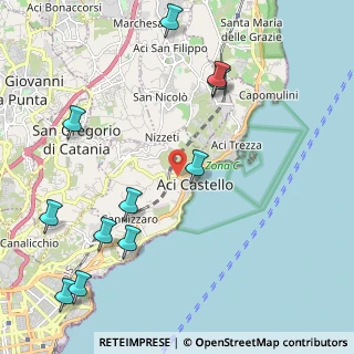 Mappa 95021 Aci Castello CT, Italia (3.01455)