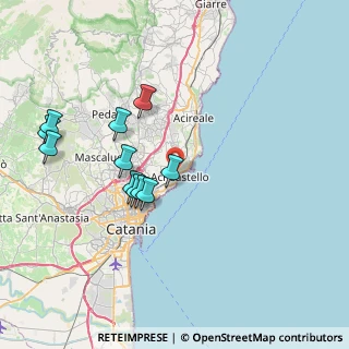 Mappa 95021 Aci Castello CT, Italia (8.24727)