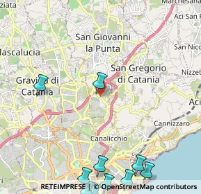 Mappa Via Lipari, 95037 San Giovanni La Punta CT, Italia (3.76545)