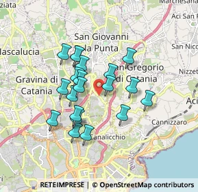 Mappa Via Lipari, 95037 San Giovanni La Punta CT, Italia (1.5885)