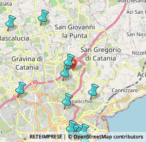 Mappa Via Lipari, 95037 San Giovanni La Punta CT, Italia (3.18833)