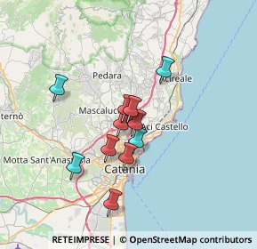 Mappa Via Lipari, 95037 San Giovanni La Punta CT, Italia (5.76636)