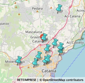Mappa Via Salvatore Quasimodo, 95030 Sant'Agata Li Battiati CT, Italia (4.28182)