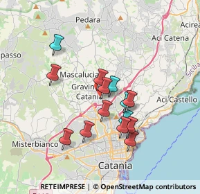 Mappa Via Salvatore Quasimodo, 95030 Sant'Agata Li Battiati CT, Italia (3.30857)