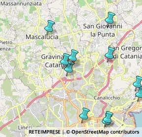 Mappa Via Salvatore Quasimodo, 95030 Sant'Agata Li Battiati CT, Italia (2.74636)