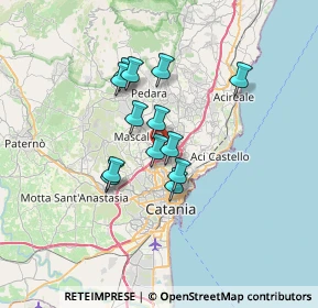 Mappa Via Salvatore Quasimodo, 95030 Sant'Agata Li Battiati CT, Italia (5.72692)