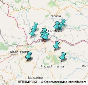 Mappa Viale dell'Unità d'Italia, 94100 Enna EN, Italia (11.58)