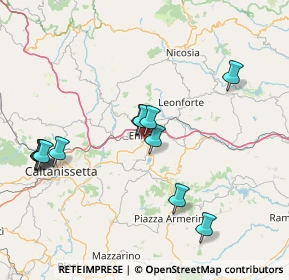 Mappa Viale dell'Unità d'Italia, 94100 Enna EN, Italia (17.6625)