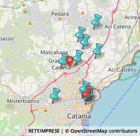 Mappa Via A. di Sangiuliano, 95030 Sant'Agata Li Battiati CT, Italia (3.6875)