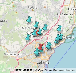 Mappa Via A. di Sangiuliano, 95030 Sant'Agata Li Battiati CT, Italia (3.52235)