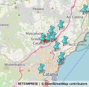 Mappa Via A. di Sangiuliano, 95030 Sant'Agata Li Battiati CT, Italia (4.07833)