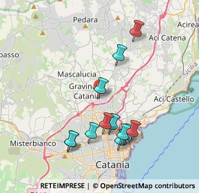 Mappa Via A. di Sangiuliano, 95030 Sant'Agata Li Battiati CT, Italia (4.24167)