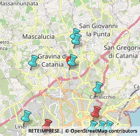 Mappa Via A. di Sangiuliano, 95030 Sant'Agata Li Battiati CT, Italia (3.235)