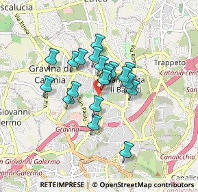 Mappa Via A. di Sangiuliano, 95030 Sant'Agata Li Battiati CT, Italia (0.686)