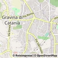 Map Gravina di Catania