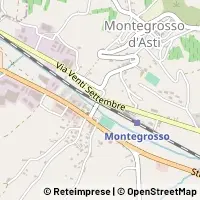 Mapa Montegrosso d'Asti