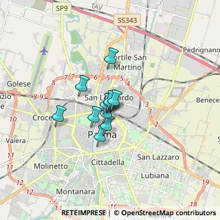 Mappa Via Catania, 43122 Parma PR, Italia (0.92818)