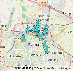 Mappa Via Catania, 43122 Parma PR, Italia (0.97)