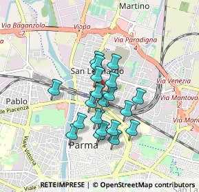 Mappa Via Catania, 43122 Parma PR, Italia (0.6505)