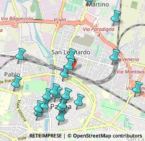 Mappa Via Catania, 43122 Parma PR, Italia (1.2)