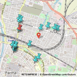 Mappa Via Verona, 43122 Parma PR, Italia (0.6425)