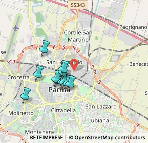 Mappa Via Verona, 43122 Parma PR, Italia (1.46182)