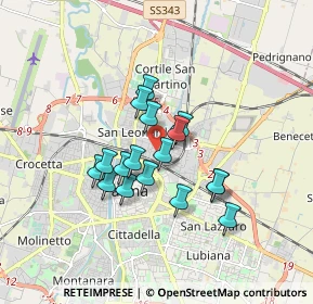 Mappa Via Verona, 43122 Parma PR, Italia (1.32412)