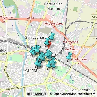 Mappa Via Verona, 43122 Parma PR, Italia (0.721)