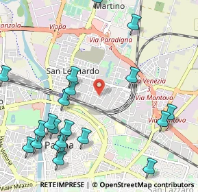 Mappa Via Verona, 43122 Parma PR, Italia (1.351)